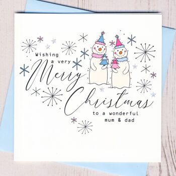 Mum & Dad Christmas Card