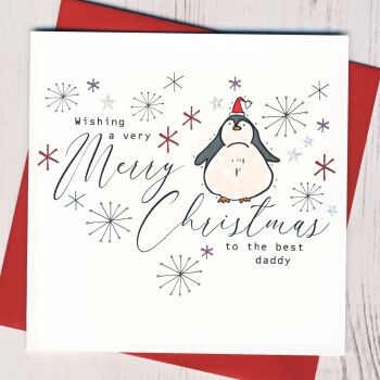 To the Best Daddy Christmas Card