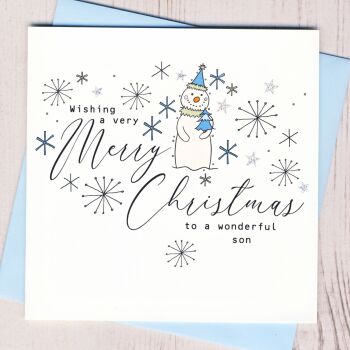 Wonderful Son Christmas Card