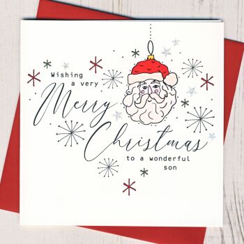Wonderful Son Christmas Card