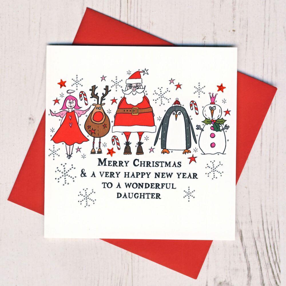  Merry Christmas Daughter Card