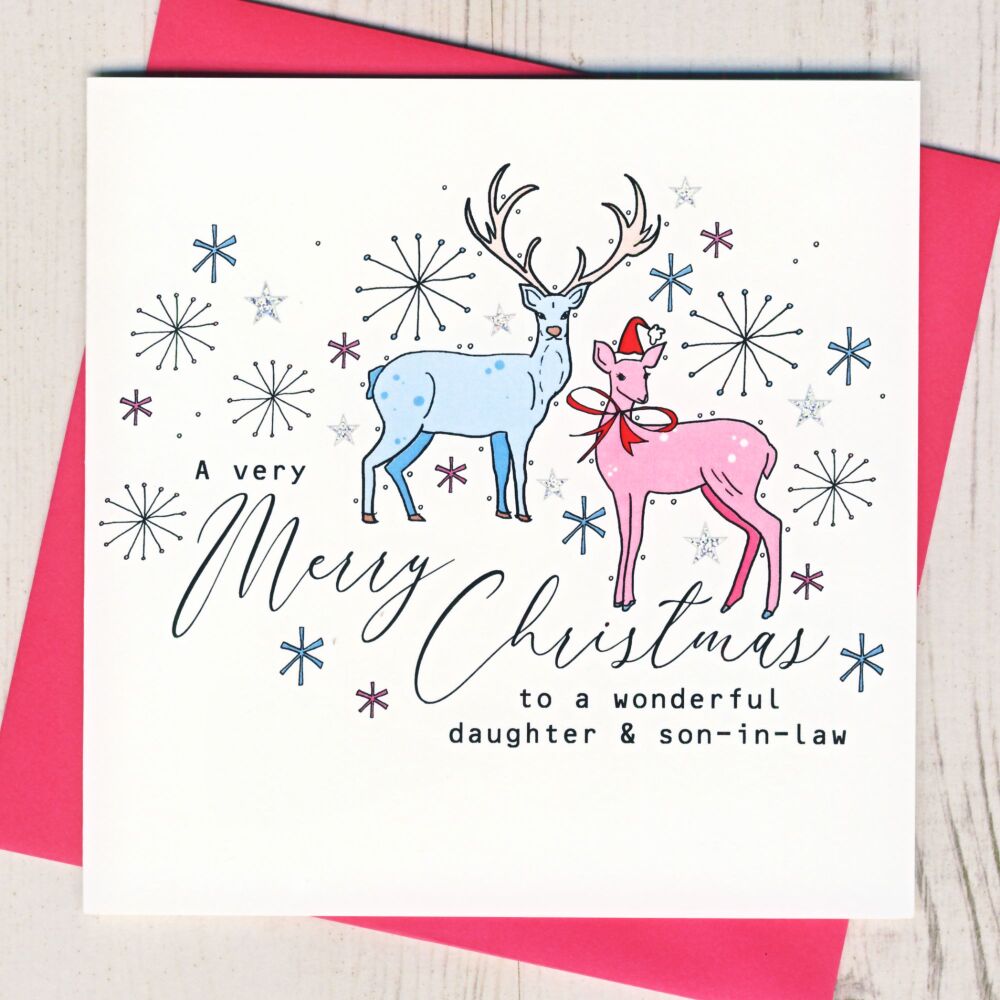 <!-- 035-->Wonderful Daughter & Son In Law or Partner Christmas Card