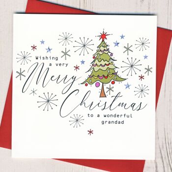 Wonderful Grandad Christmas Card