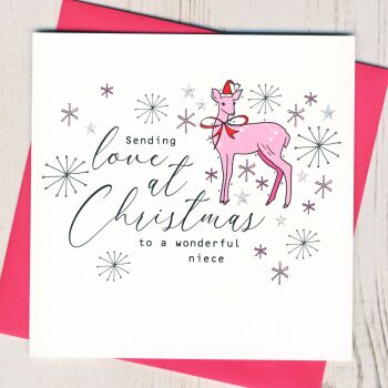 Wonderful Niece Christmas Card