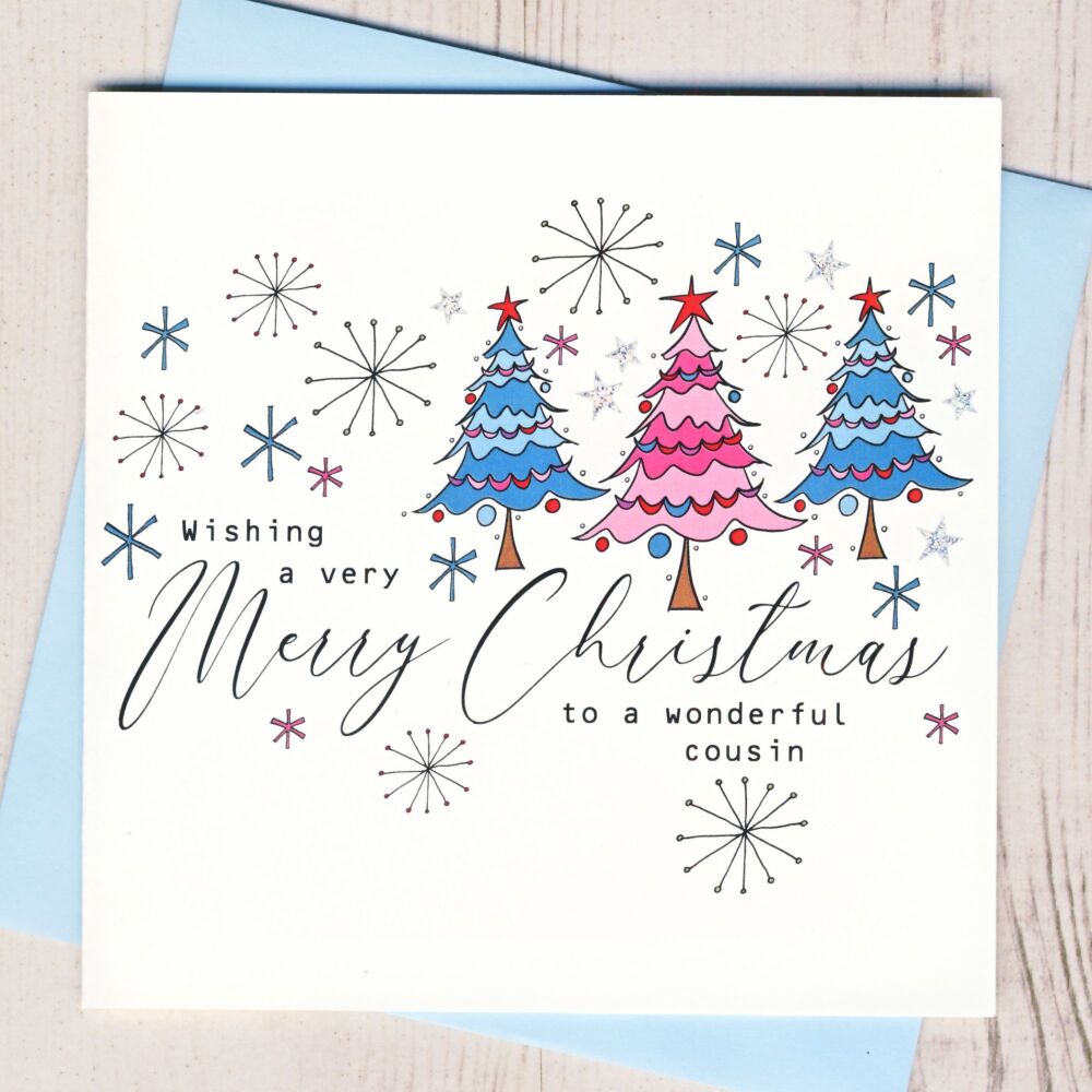 <!-- 005-->Wonderful Cousin Christmas Card