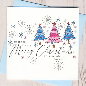 Wonderful Cousin Christmas Card