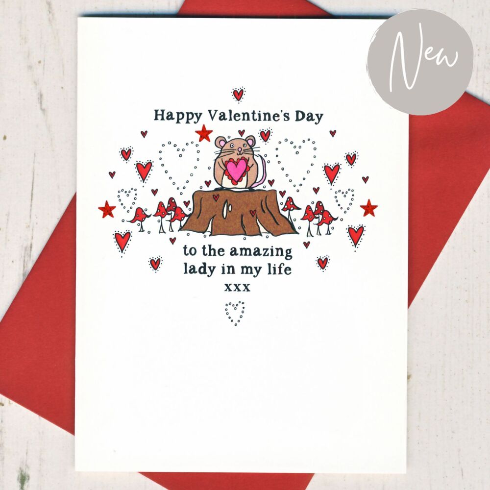 <!-- 000    -->Amazing Lady Valentines Card