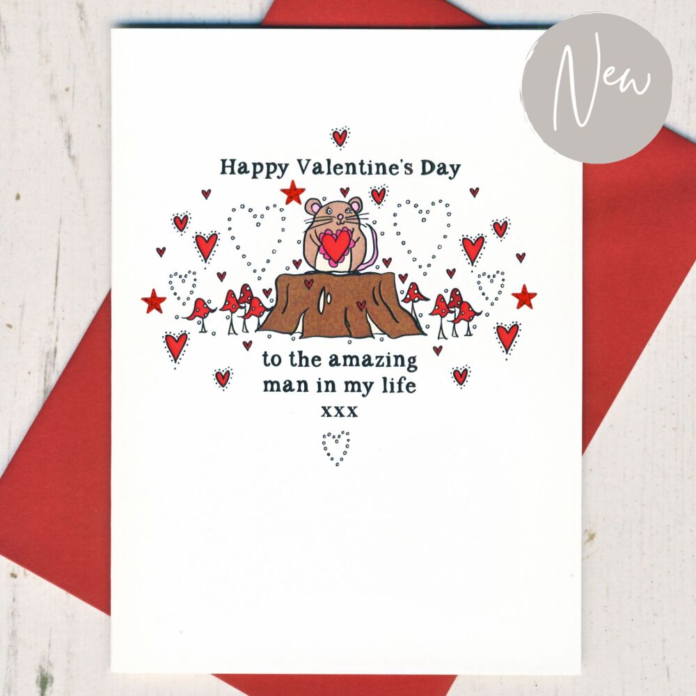 <!-- 000     -->Amazing Man Valentines Card