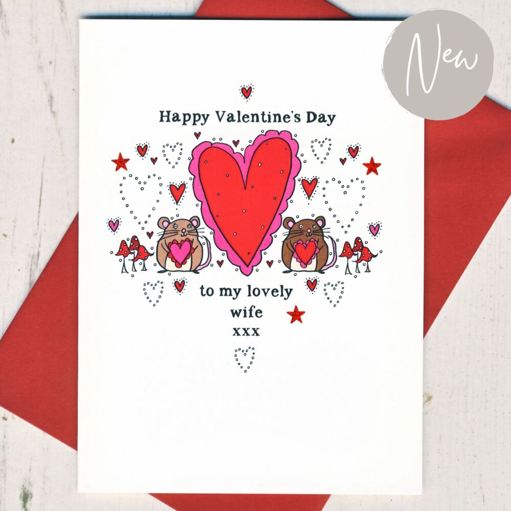 <!-- 000      -->Lovely Wife Valentines Card