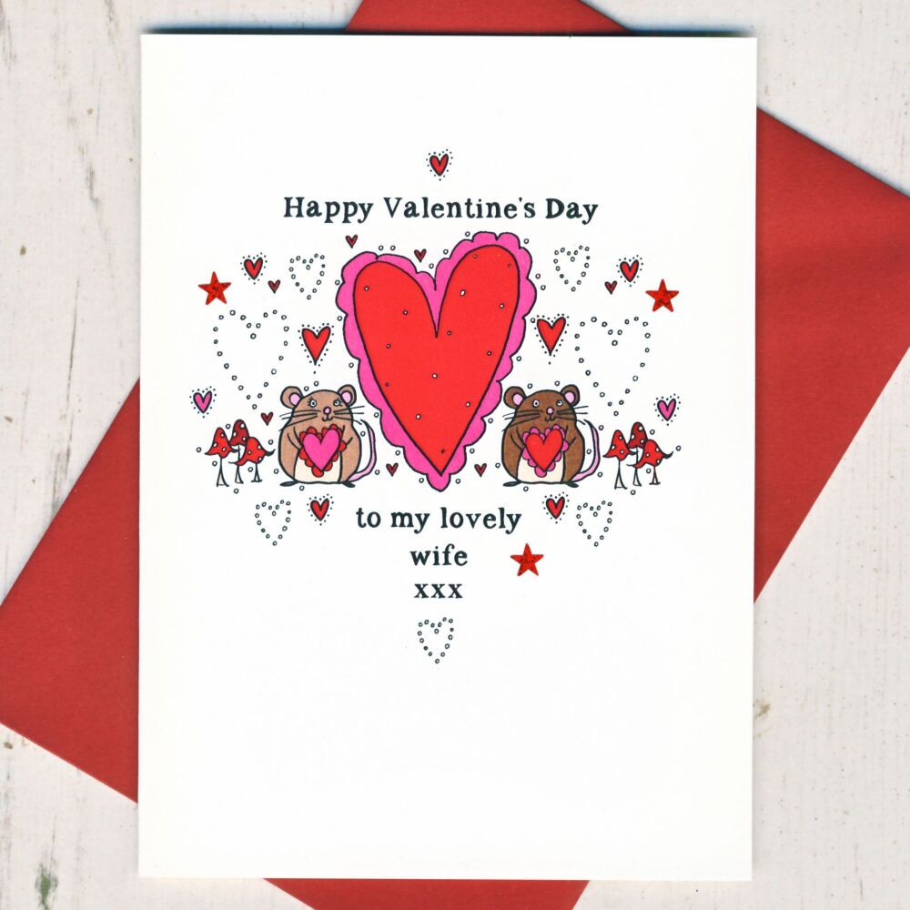 <!-- 000      -->Lovely Wife Valentines Card