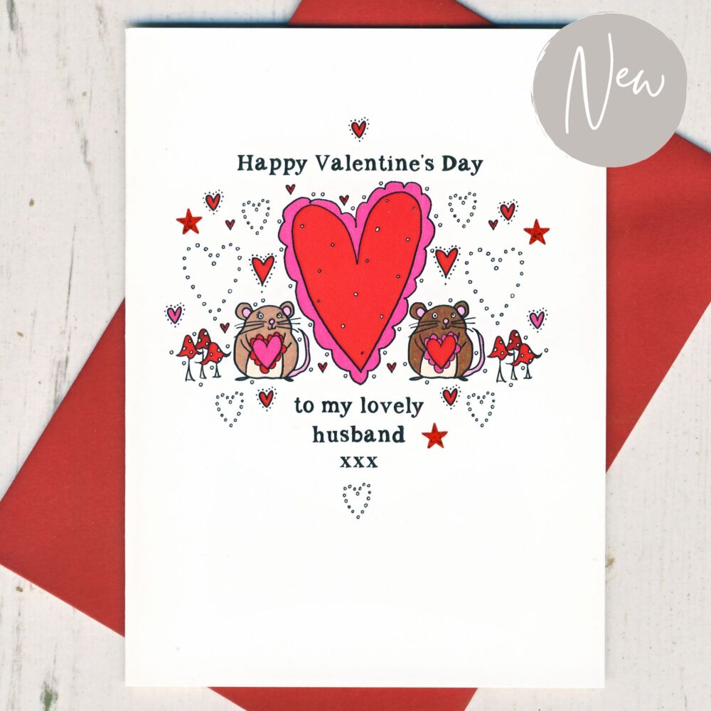 <!-- 000       -->Lovely Husband Valentines Card