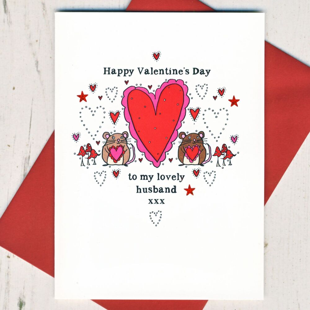 <!-- 000       -->Lovely Husband Valentines Card