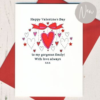 Personalised Gorgeous You Valentines Card
