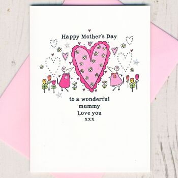  Happy Mother's Day To A Wonderful Mummy Card