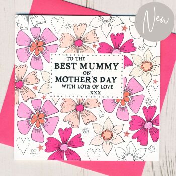 Best Mummy Mother's Day Card