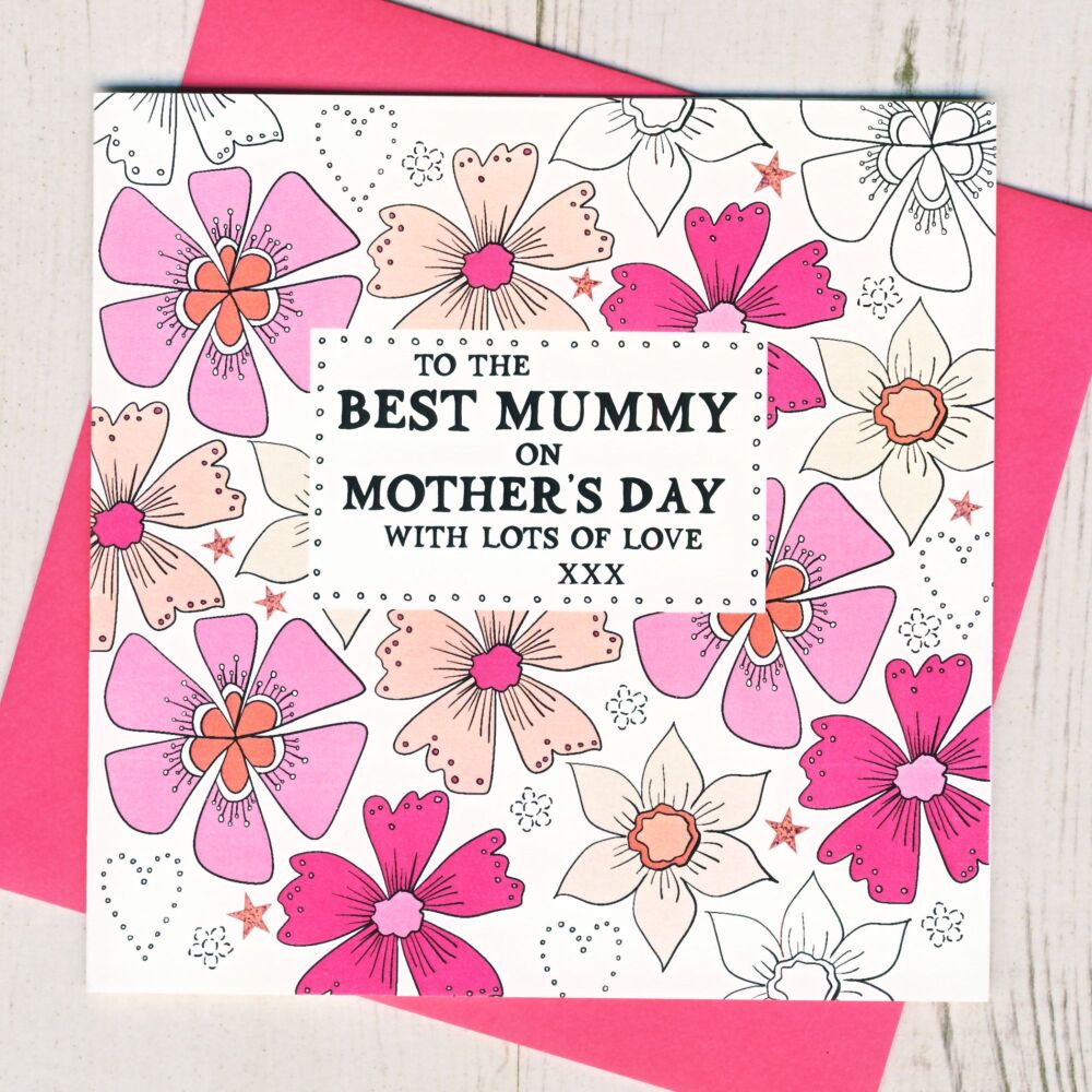<!-- 054 -->Best Mummy Mother's Day Card