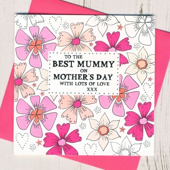 Best Mummy Mother's Day Card
