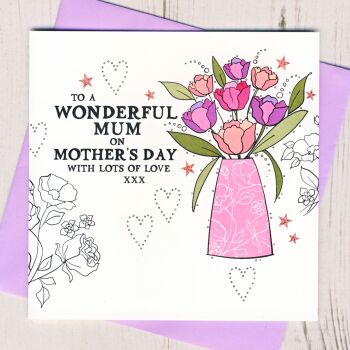 Wonderful Mum Mother's Day Card