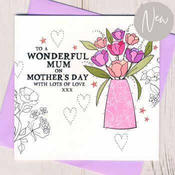Wonderful Mum Mother's Day Card
