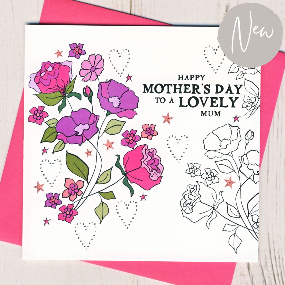 <!-- 057 -->Lovely Mum Mother's Day Card