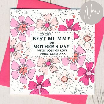 Personalised Best ... Mother's Day Card