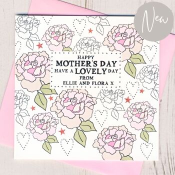 Personalised Happy Mother's Day Card