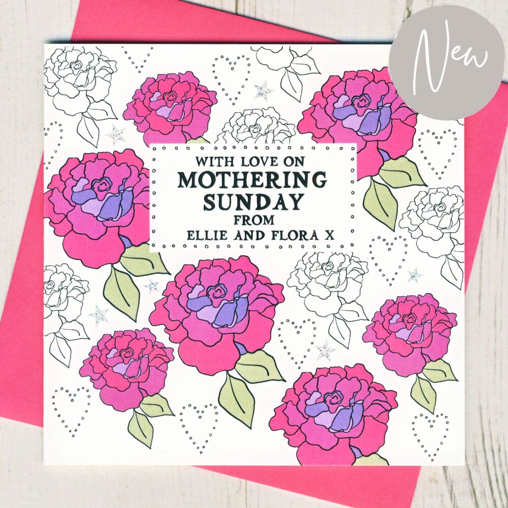 <!-- 067 -->Personalised Mothering Sunday Card