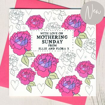 Personalised Mothering Sunday Card