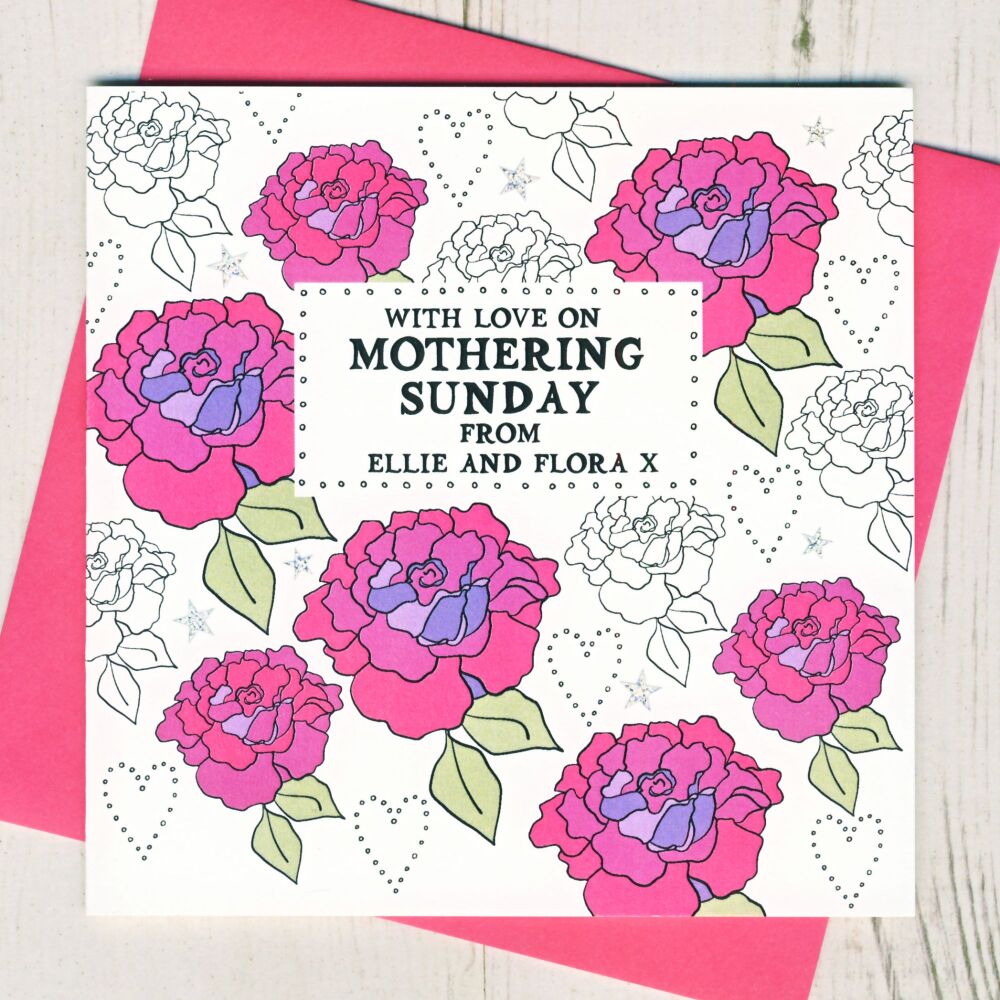 <!-- 067 -->Personalised Mothering Sunday Card