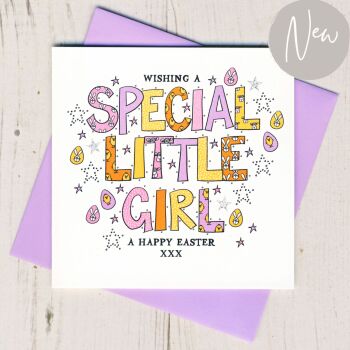   Special Little Girl Easter Card