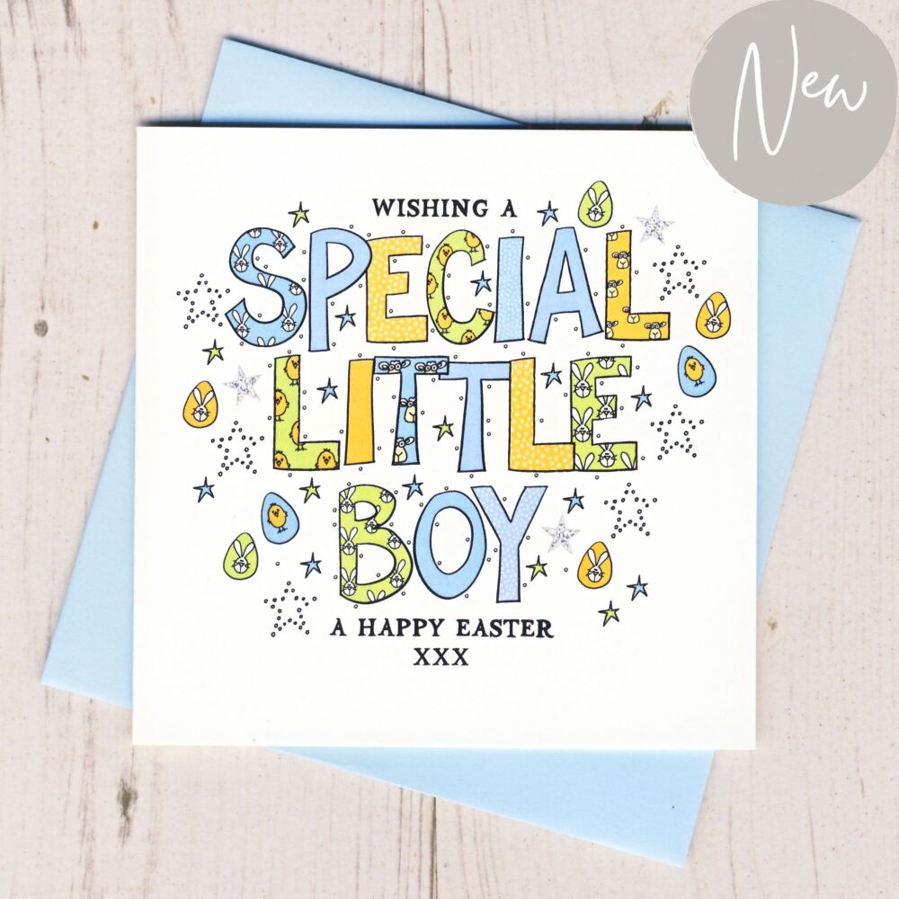 <!-- 018 -->  Special Little Boy Easter Card