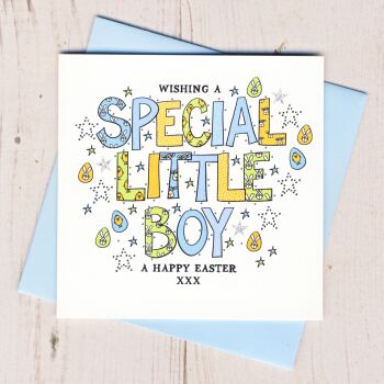   Special Little Boy Easter Card