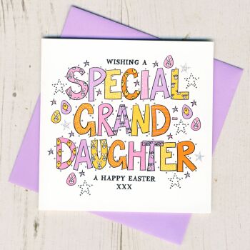   Special Granddaugher Easter Card