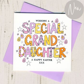   Special Granddaugher Easter Card