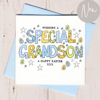   Special Grandson Easter Card