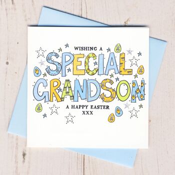  Special Grandson Easter Card