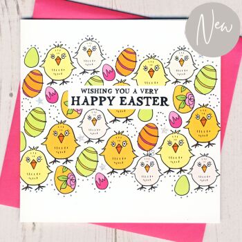  Easter Chicks Card