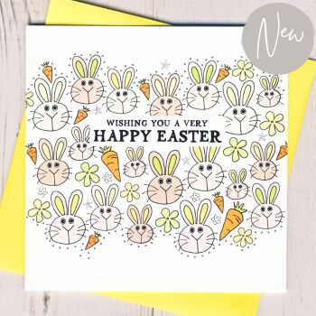  Easter Bunnies Card