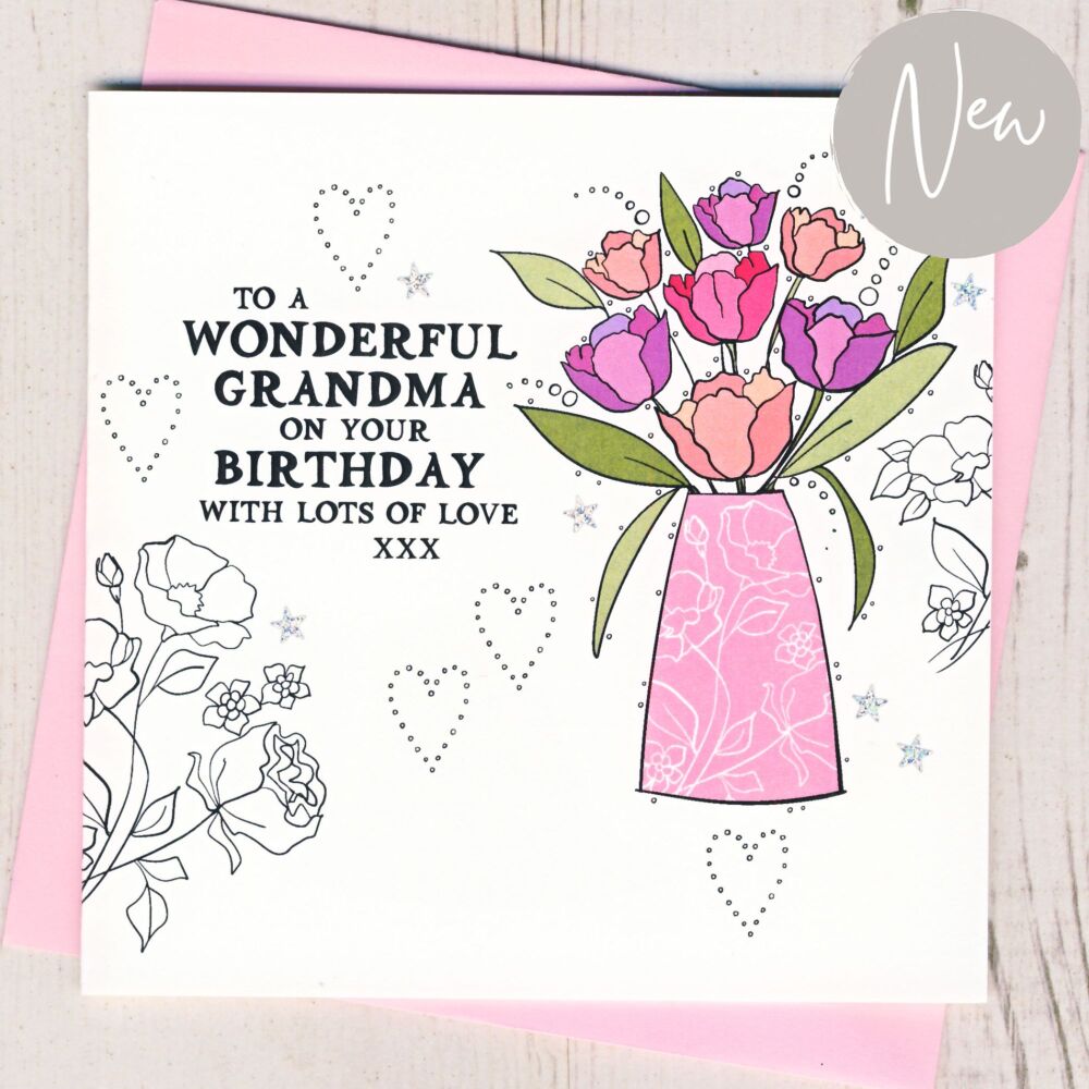 <!-- 009-->Grandma Birthday Card
