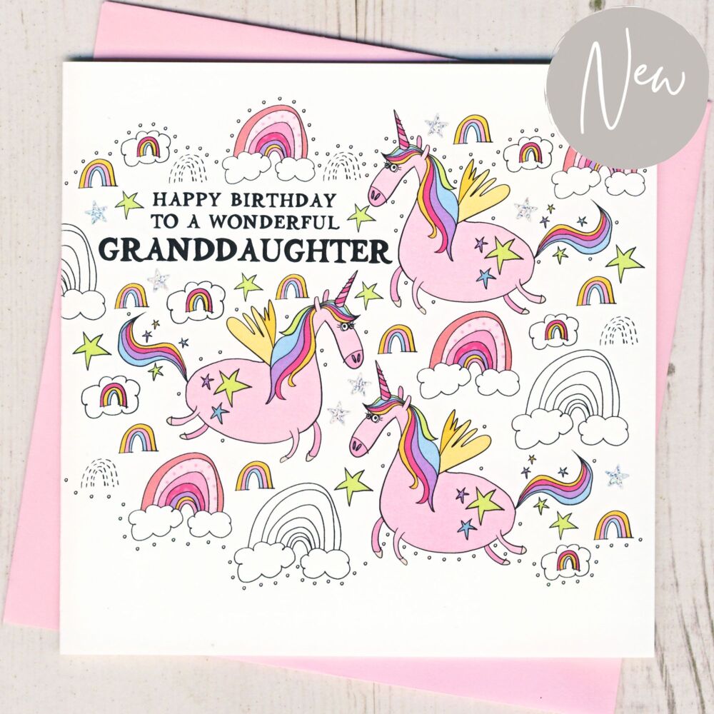 <!-- 020-->Granddaughter Birthday Card