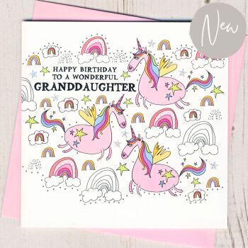 Granddaughter Birthday Card