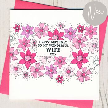 Wife Birthday Card