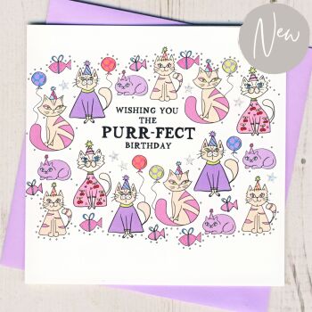  Purr-fect Birthday Card
