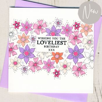  Floral Birthday Card