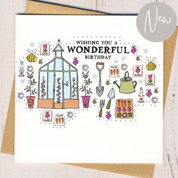  Gardening Birthday Card