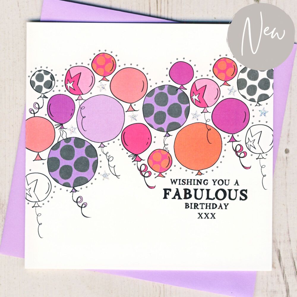 <!-- 040 --> Wishing You A Fabulous Birthday Card