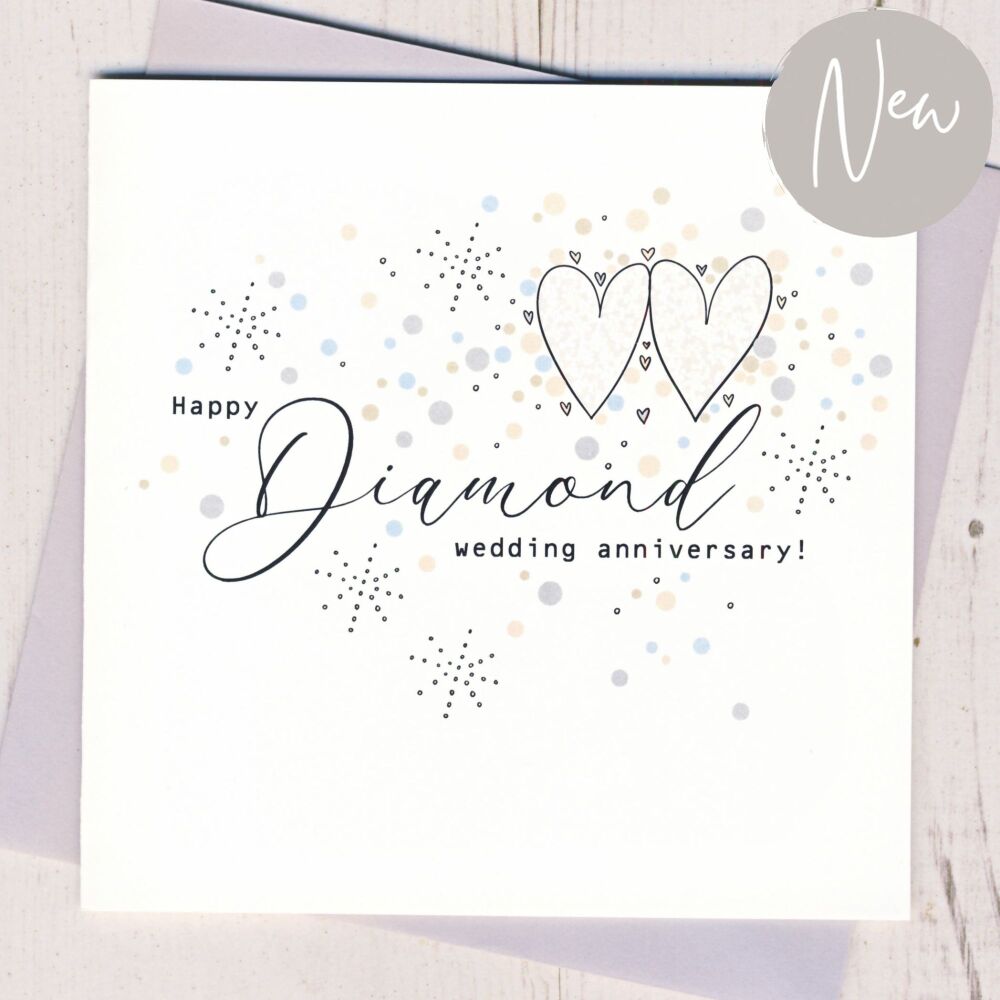 <!-- 006 -->Diamond Wedding Anniversary Card