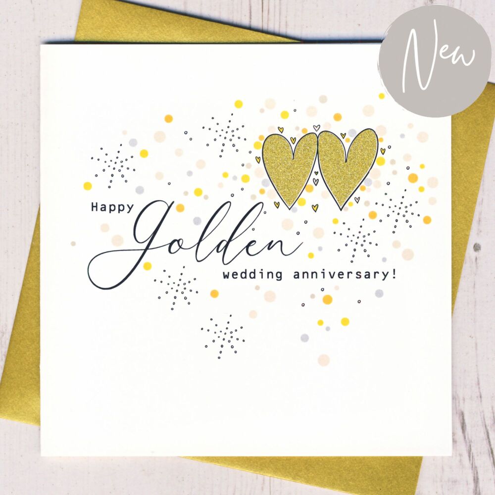 <!-- 011  -->Golden Wedding Anniversary Card