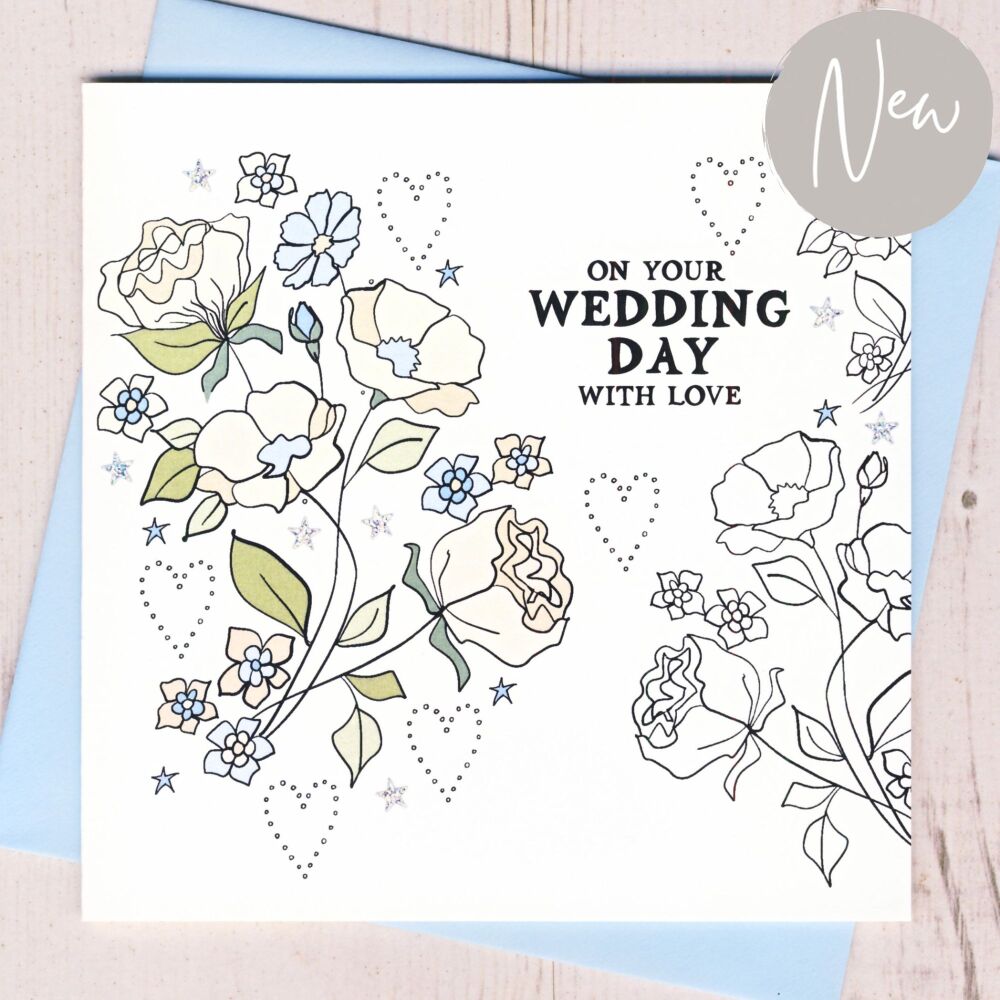<!-- 024 -->Wedding Flowers Card
