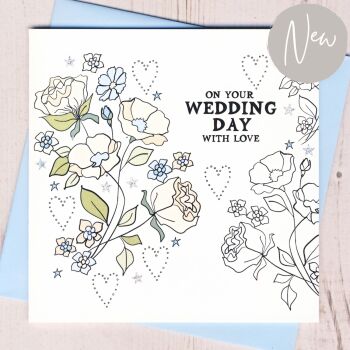 Wedding Flowers Card